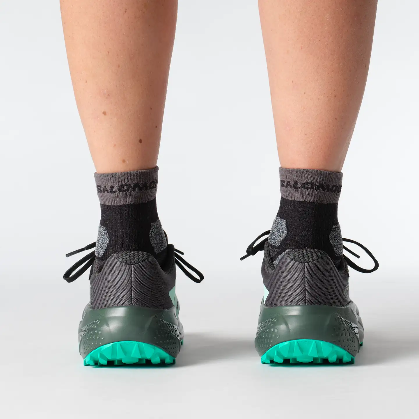 Salomon naisten maastojuoksukengät Alphaglide GTX - phantom/urban chic/waterfall - 8