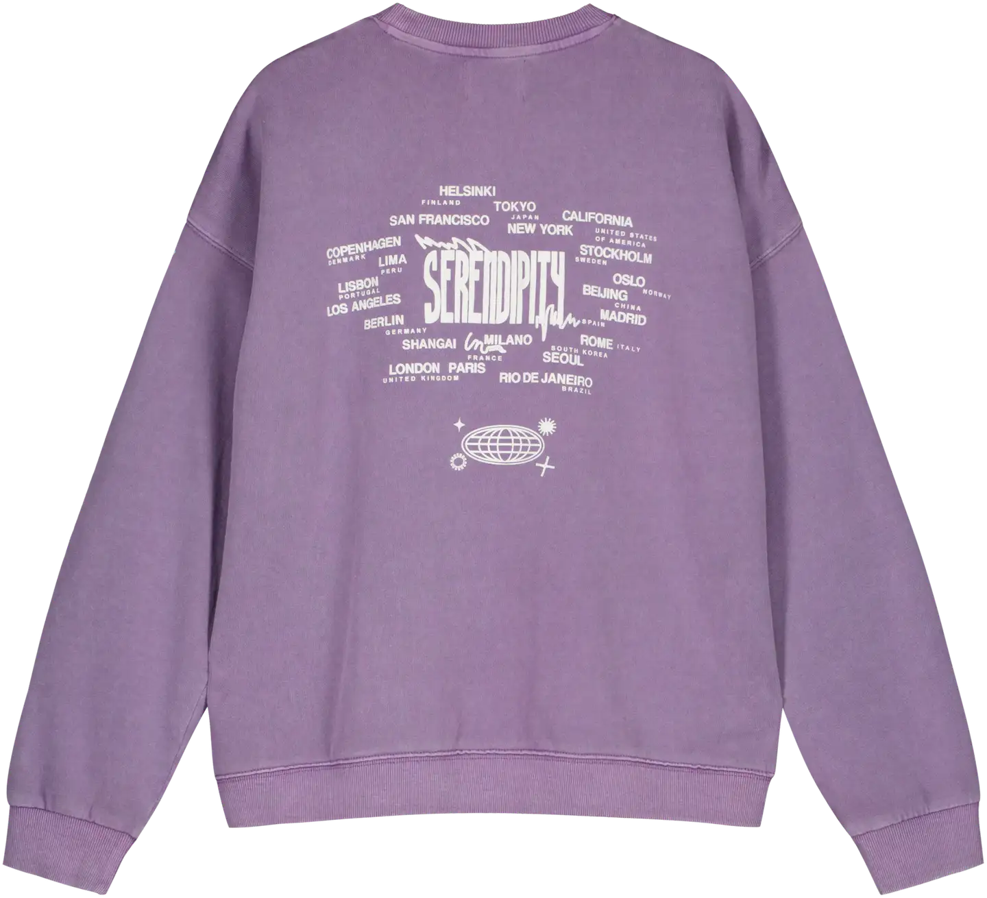 WKLY. naisten collegepusero 213W280152 - Lilac acid - 2