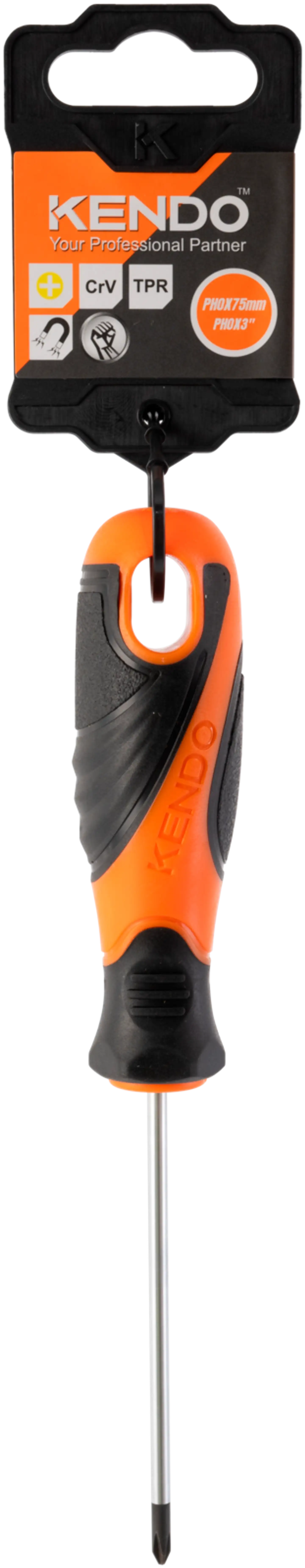 Kendo phillips-ruuvimeisseli ph0 × 75 mm - 1