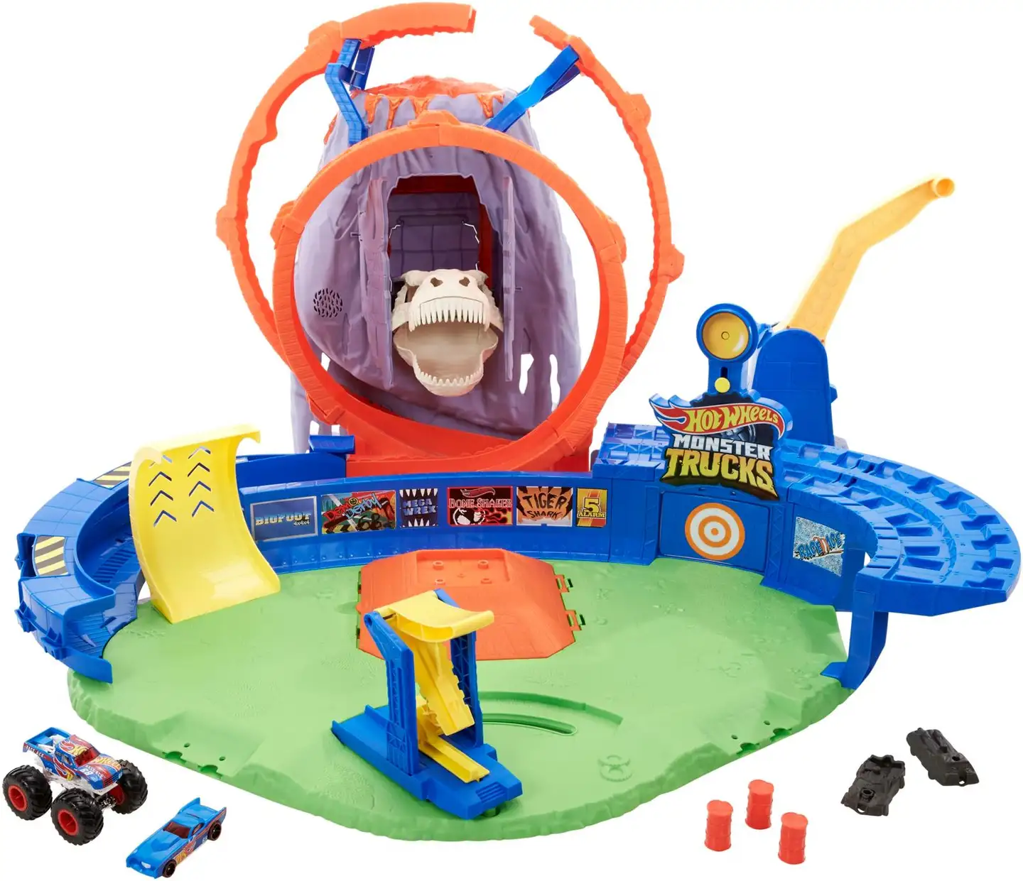 Hot Wheels Monster Trucks Volcano Arena -leikkisetti - 3