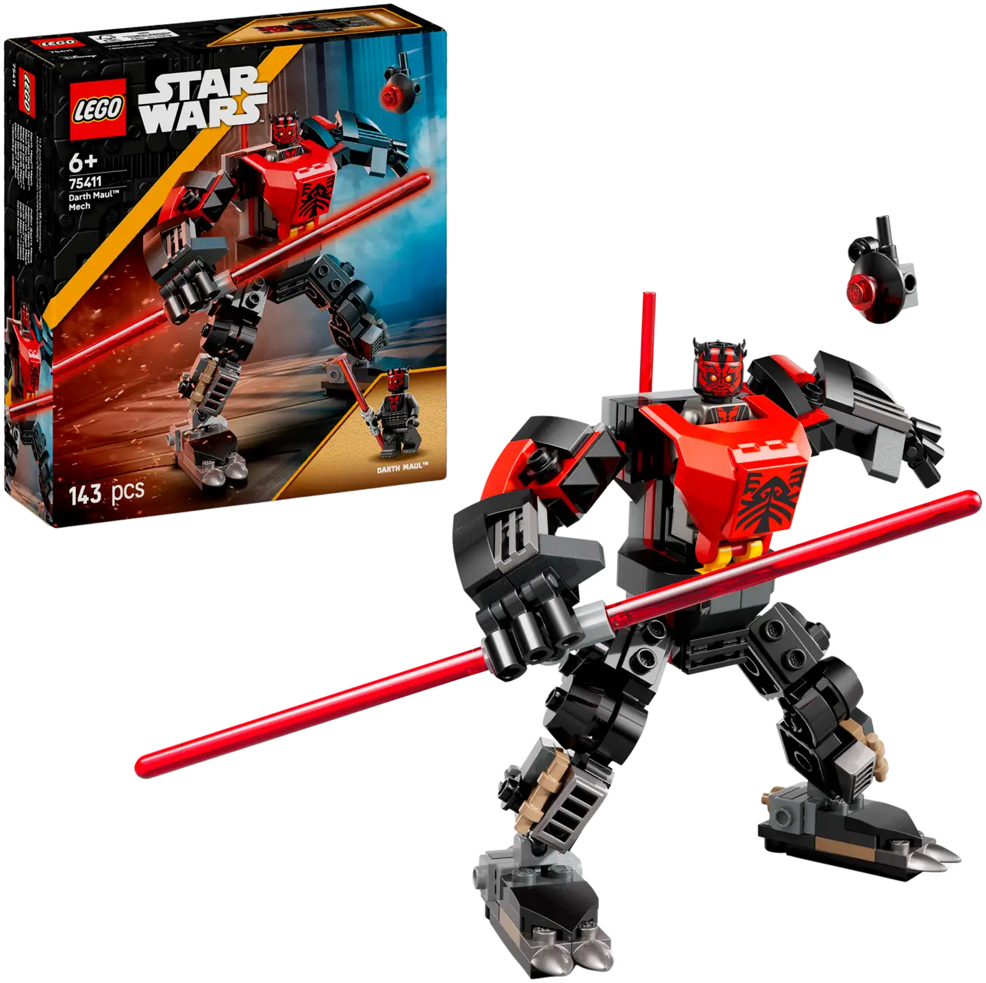 LEGO® Star Wars TM 75411 Darth Maul™ ‑robotti - 1