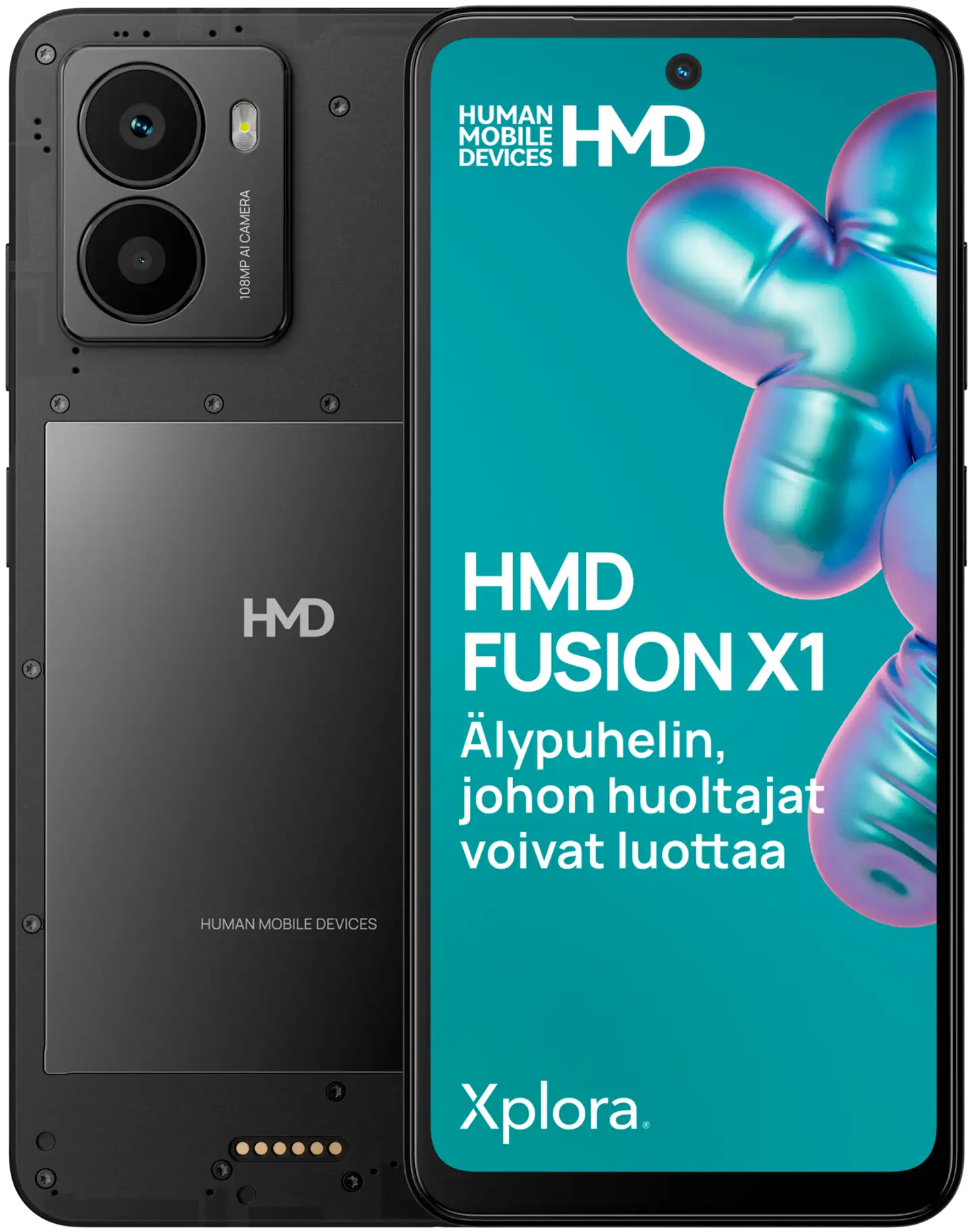 HMD Älypuhelin Fusion X1 + Flashy Outfit - 1