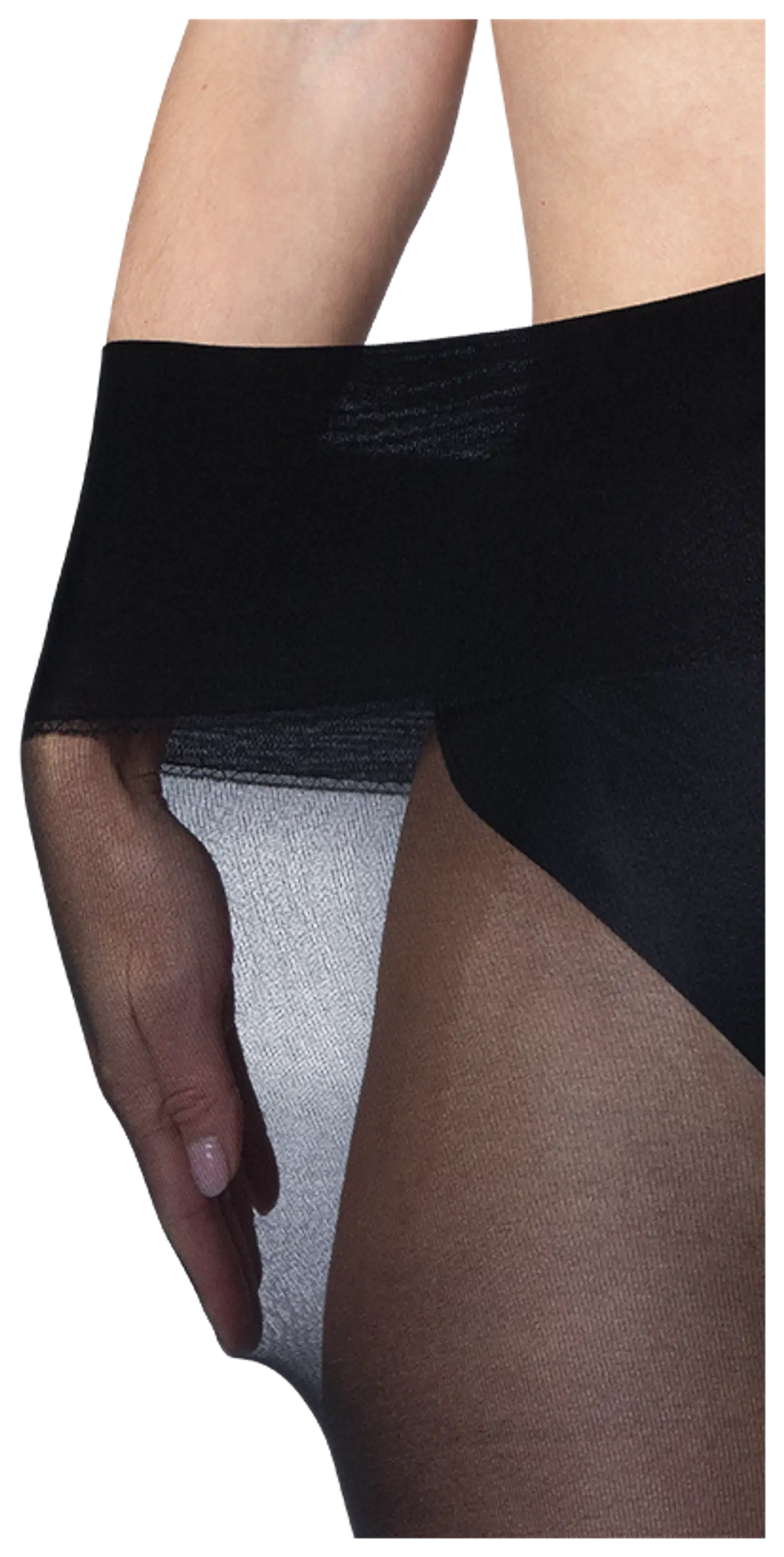 Norlyn naisten sukkahousut Comfy 50den - Black - 3