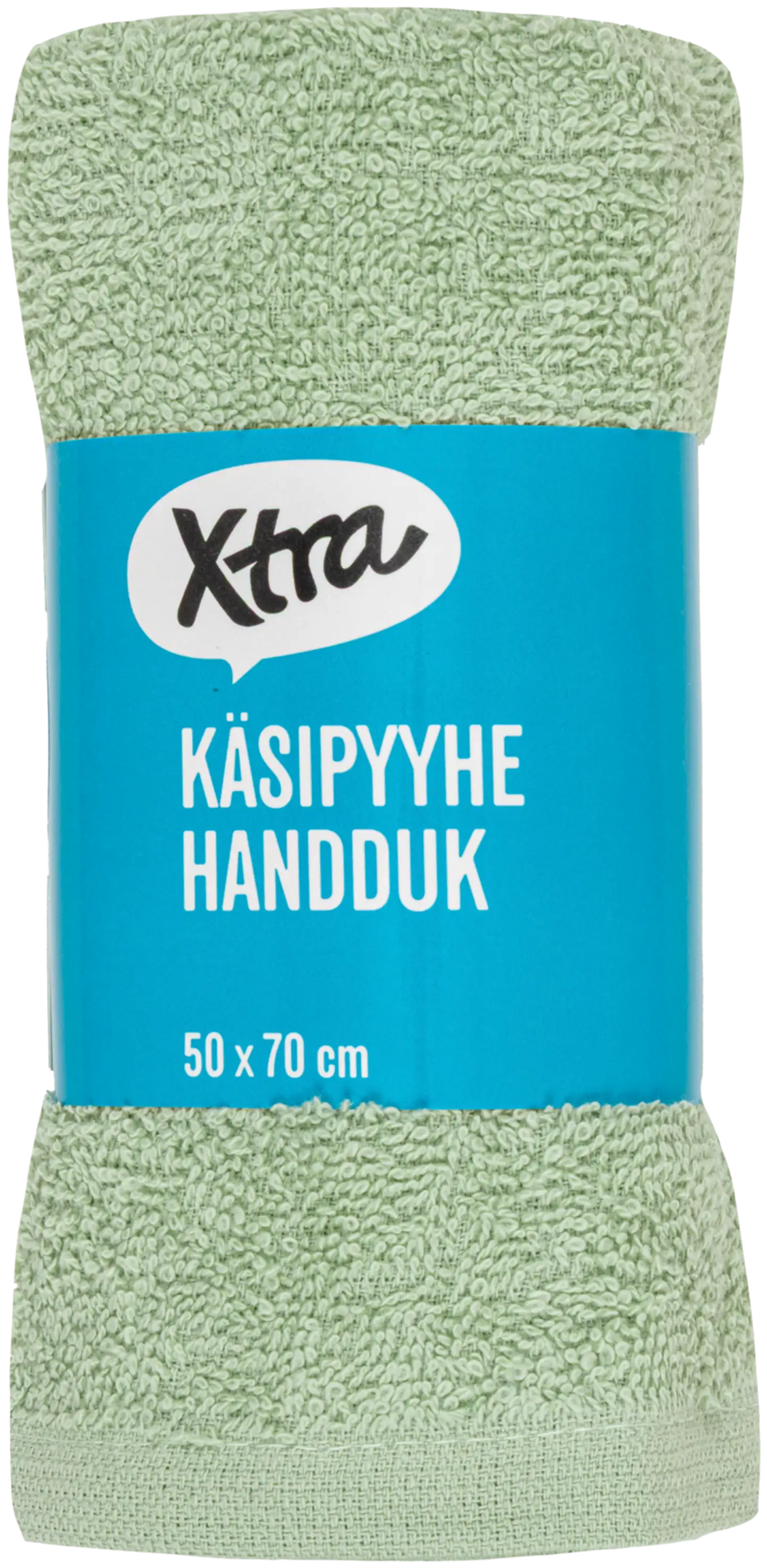 Xtra käsipyyhe Anna 50x70 cm vaaleanvihreä