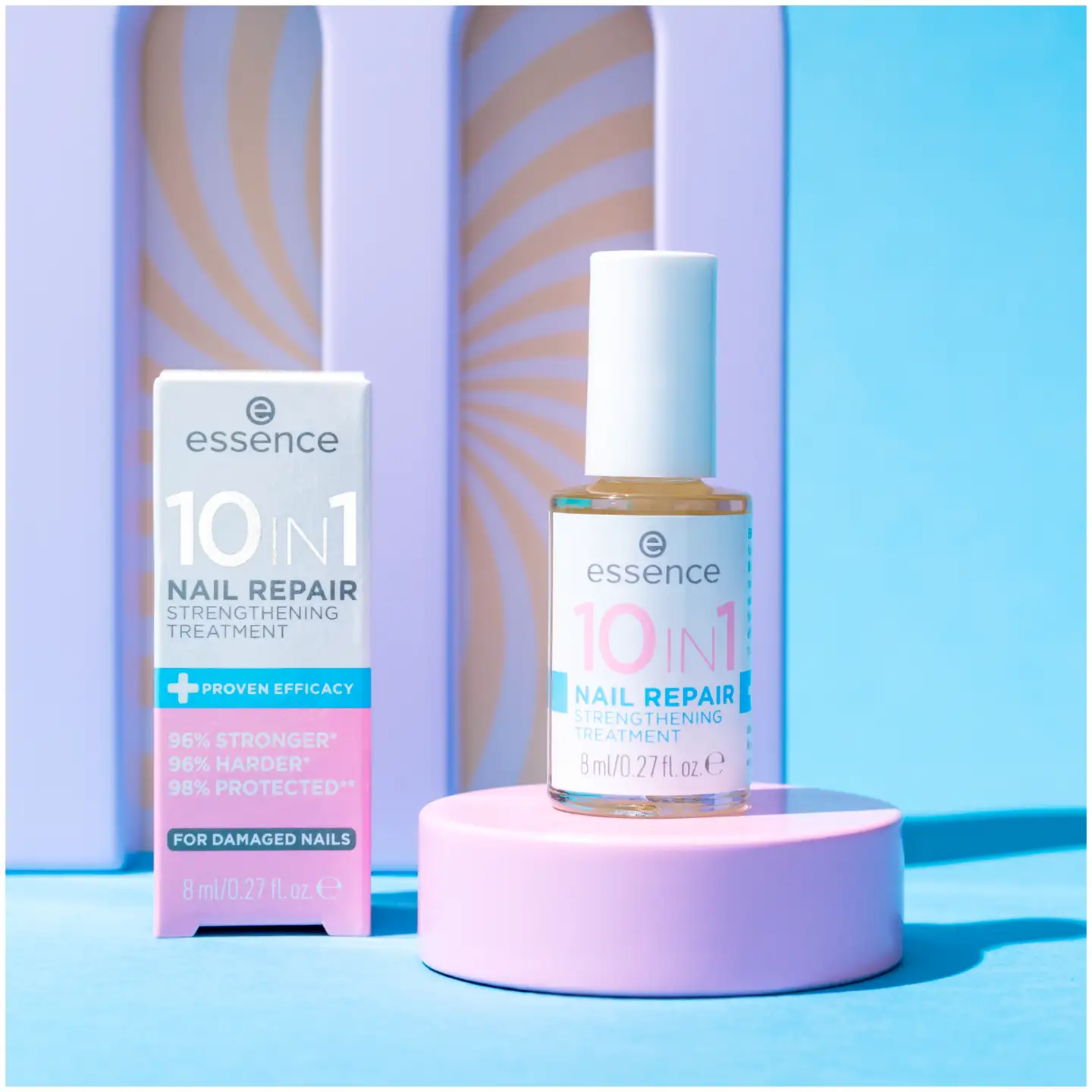 essence 10IN1 NAIL REPAIR STRENGTHENING TREATMENT 8 ml - 3