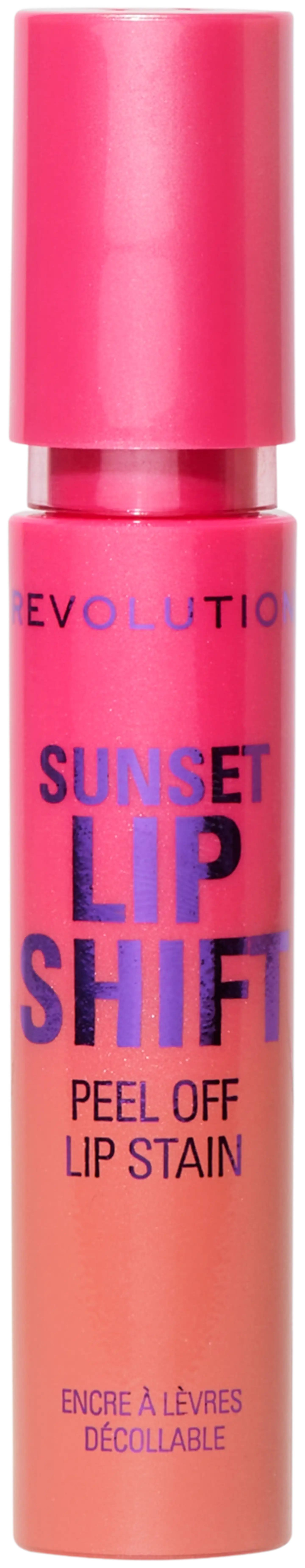 Revolution sunset lip shift kevyesti kuoriva ja hoitava huulivoide 4g sunset  pink - 1