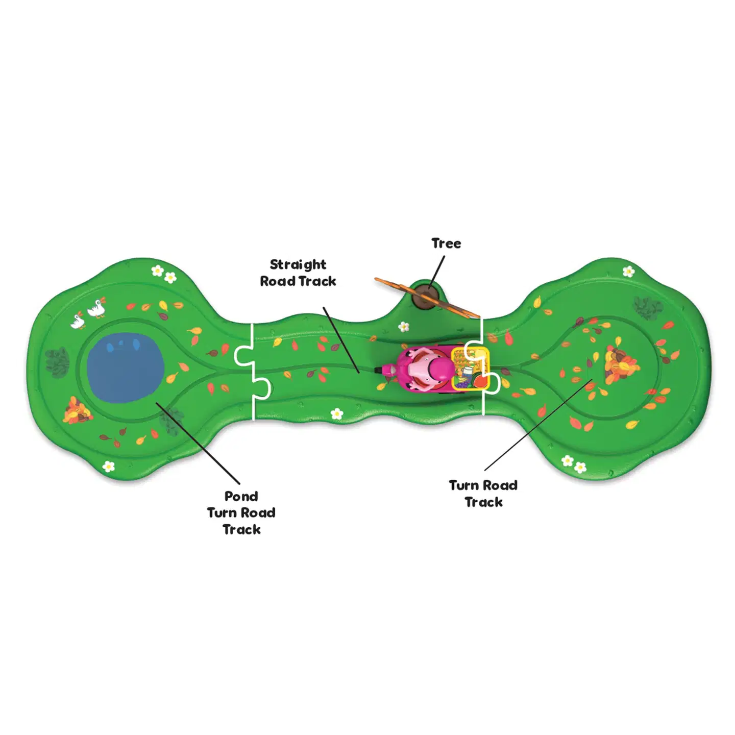 Peppa Whizz Around Riding In The Leaves Playset - 7
