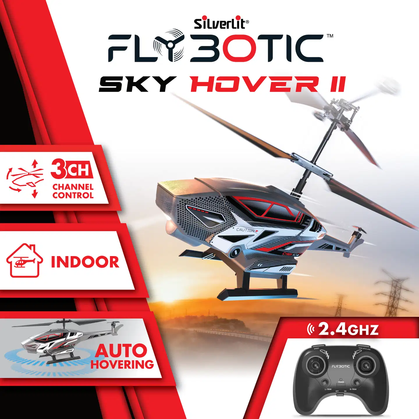 Silverlit radio-ohjattava helikopteri Sky Hover II - 12