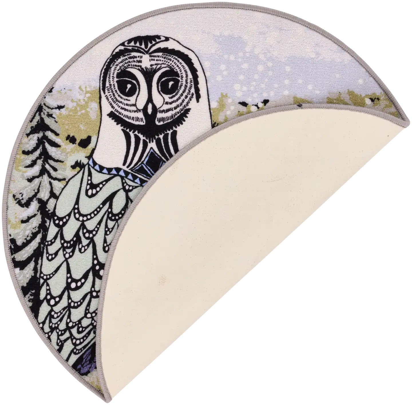 Vallila matto Huhuu  Ø 80 cm bluegreen - 2