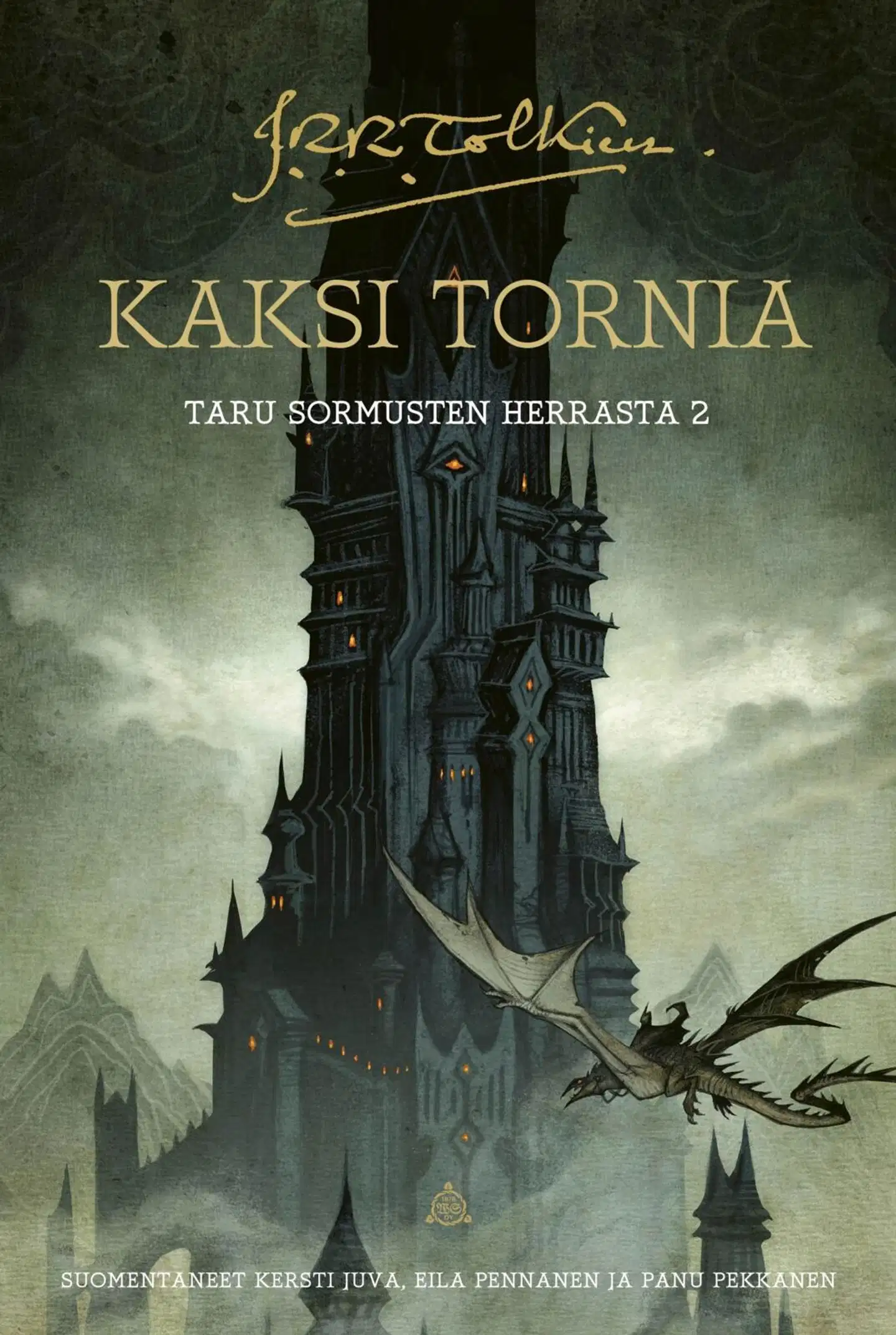 Tolkien, Taru Sormusten herrasta 2: Kaksi tornia (pehmeäkantinen, syrjävärjätty)