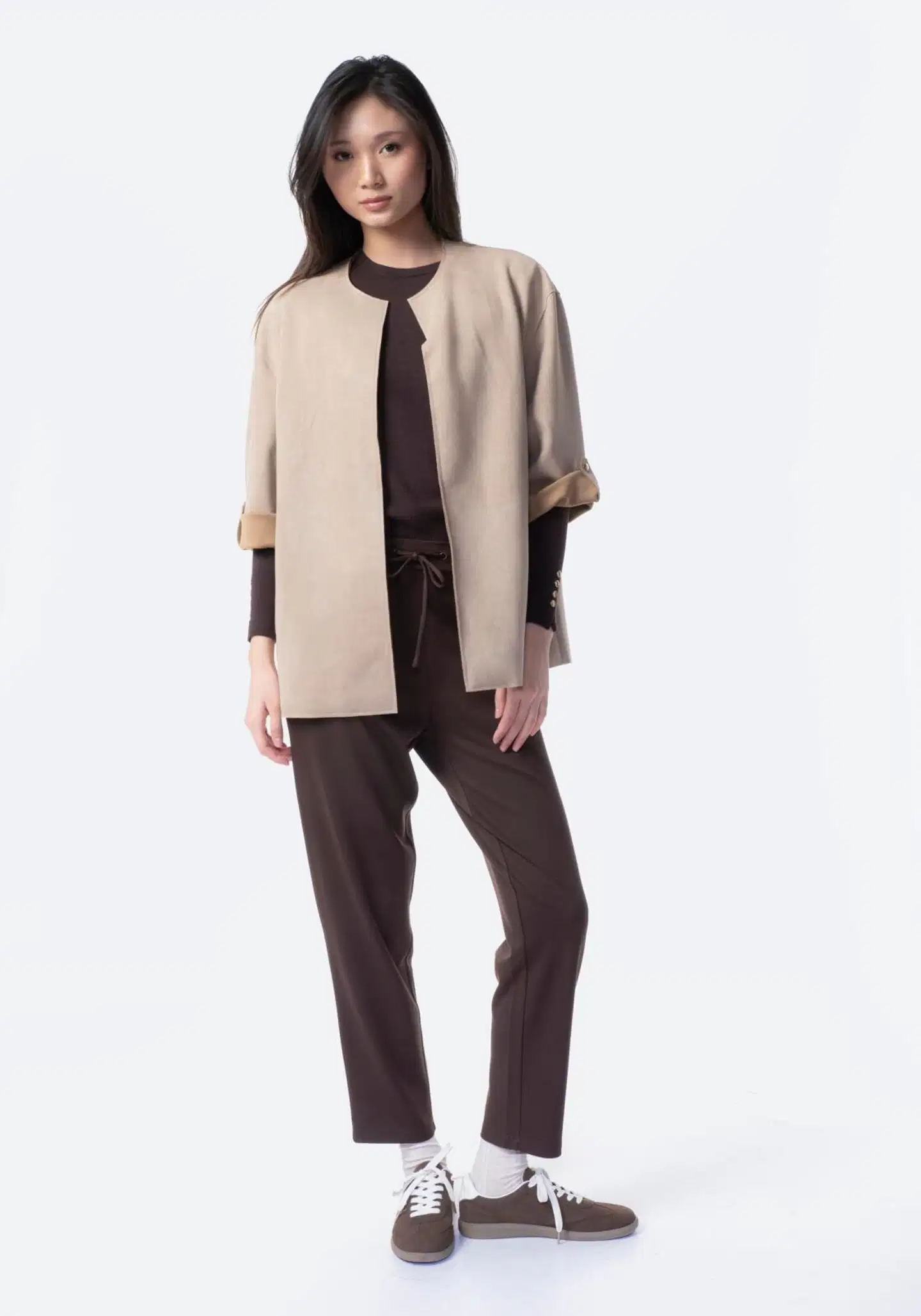 TEX naisten jakku I1286230 - CAMEL - 2
