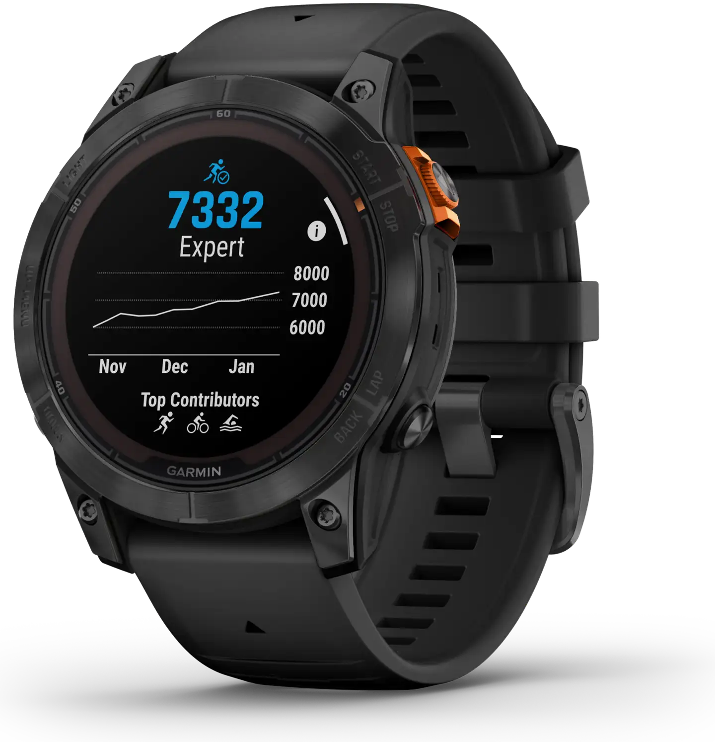 Garmin Fenix 7 Pro Solar urheilukello, musta - 6