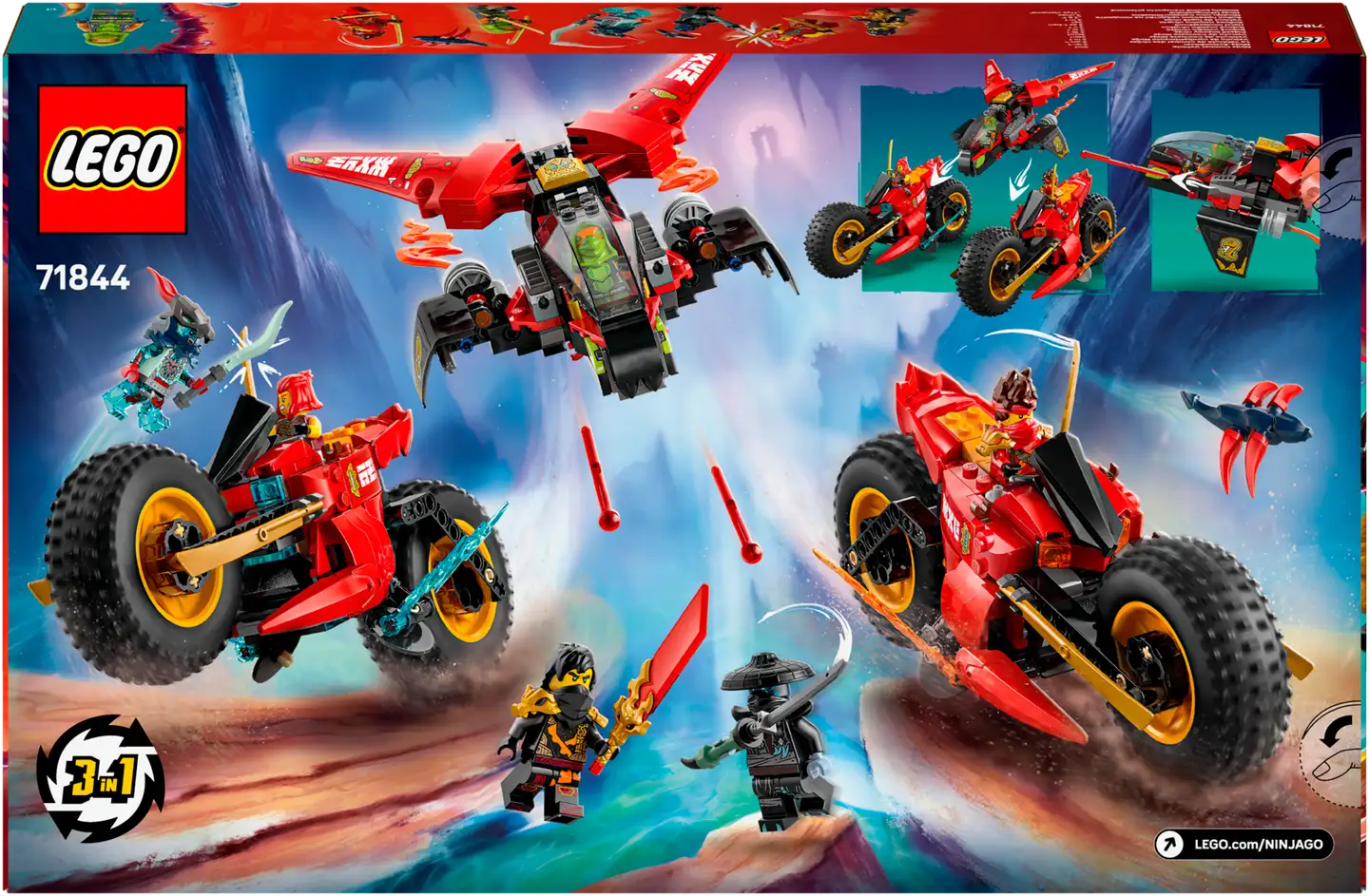 LEGO® Ninjago 71844 Ninjojen taisteluajoneuvo - 3