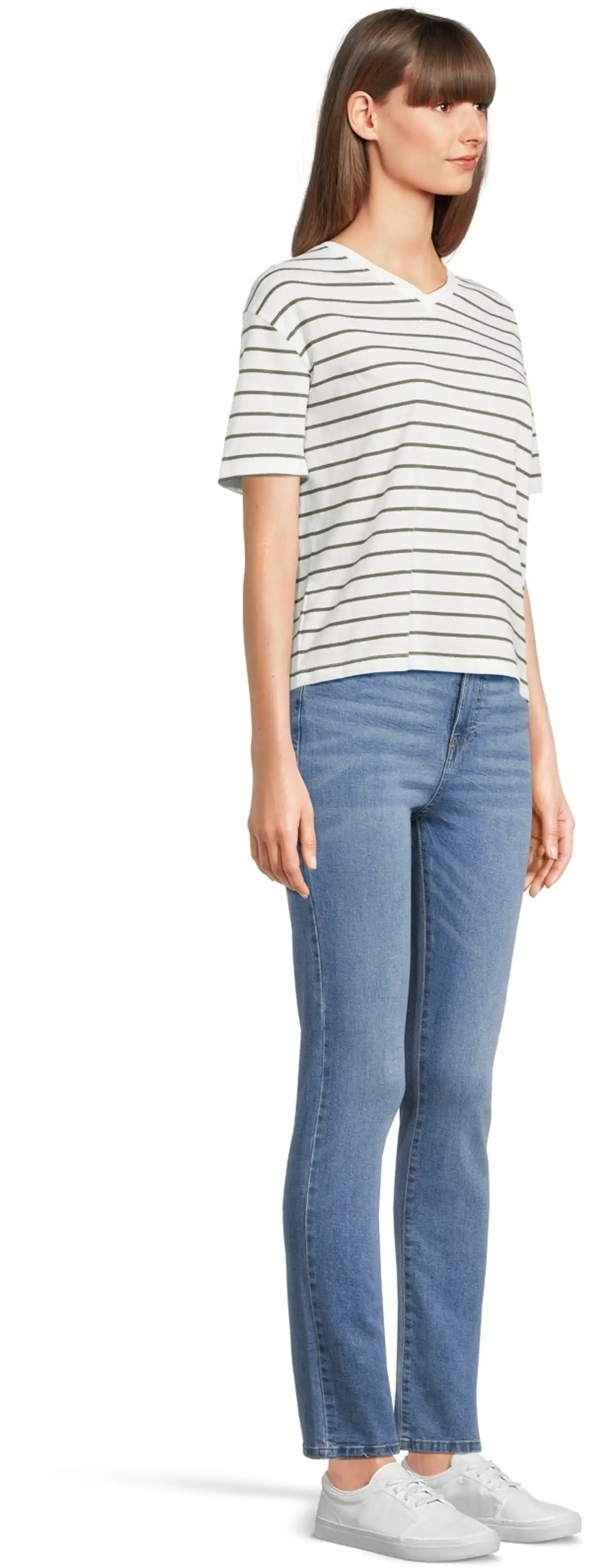 House naisten t-paita CYCLO® Boxy-V - Bottle Green - 4