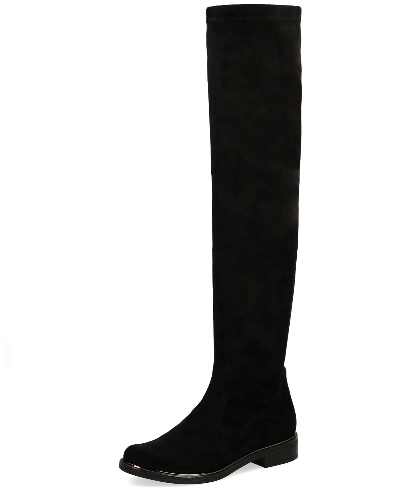 Caprice naisten ylipolven stretchsaapas - Black stretch