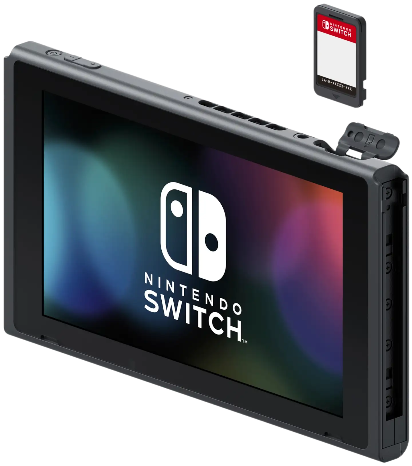Nintendo Switch konsoli sini/puna Joy-Con ohjaimilla - 6