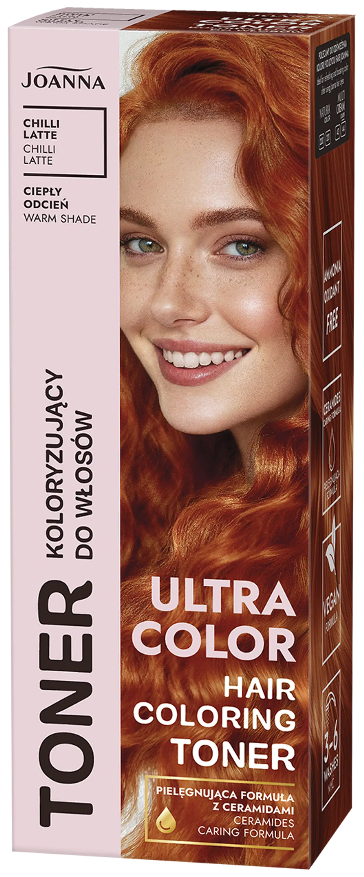 Joanna Ultra Color hiusten sävyte chili latte