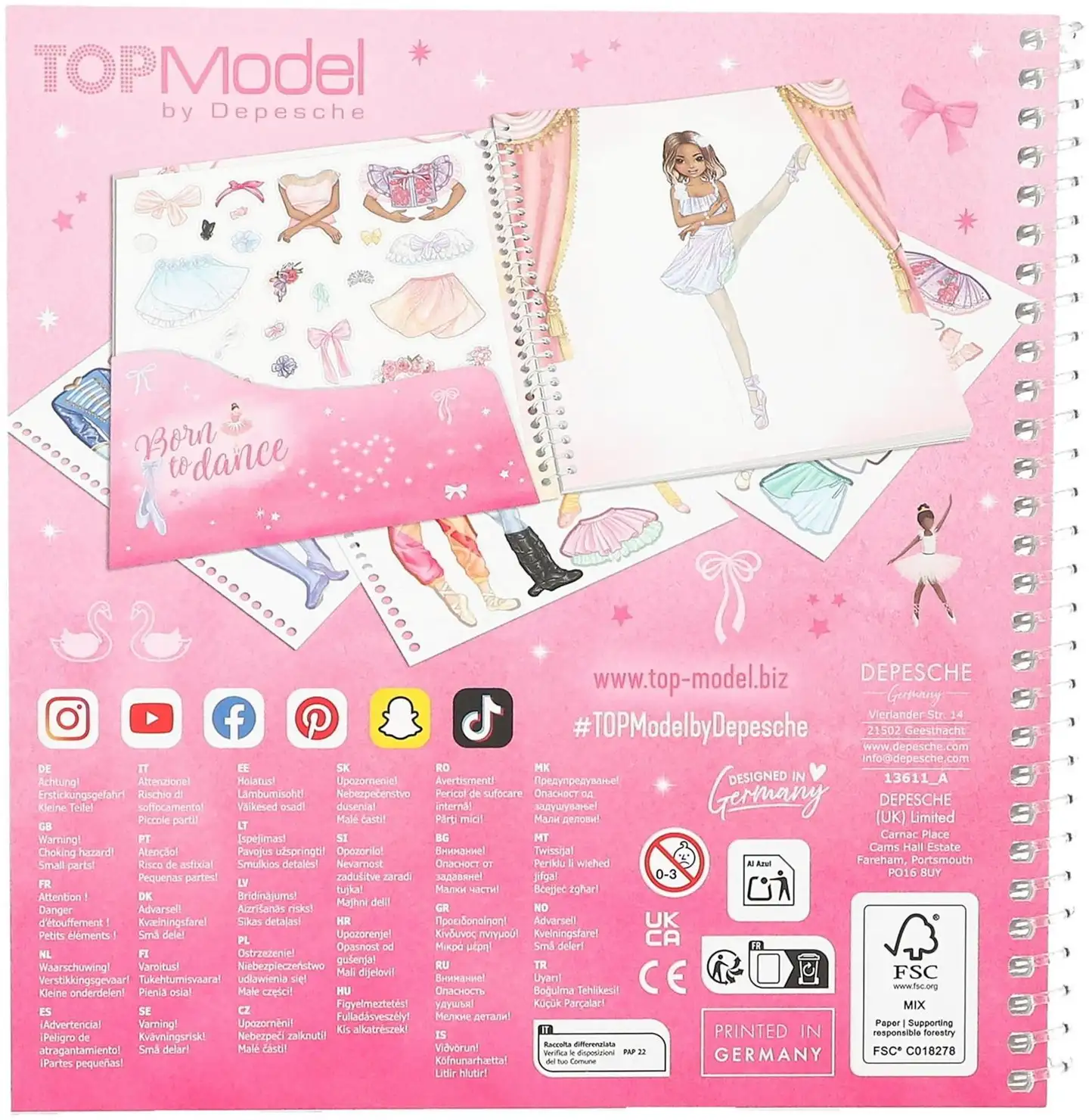 TOPModel Dress Me Up Tarrakirja BALLET - 3