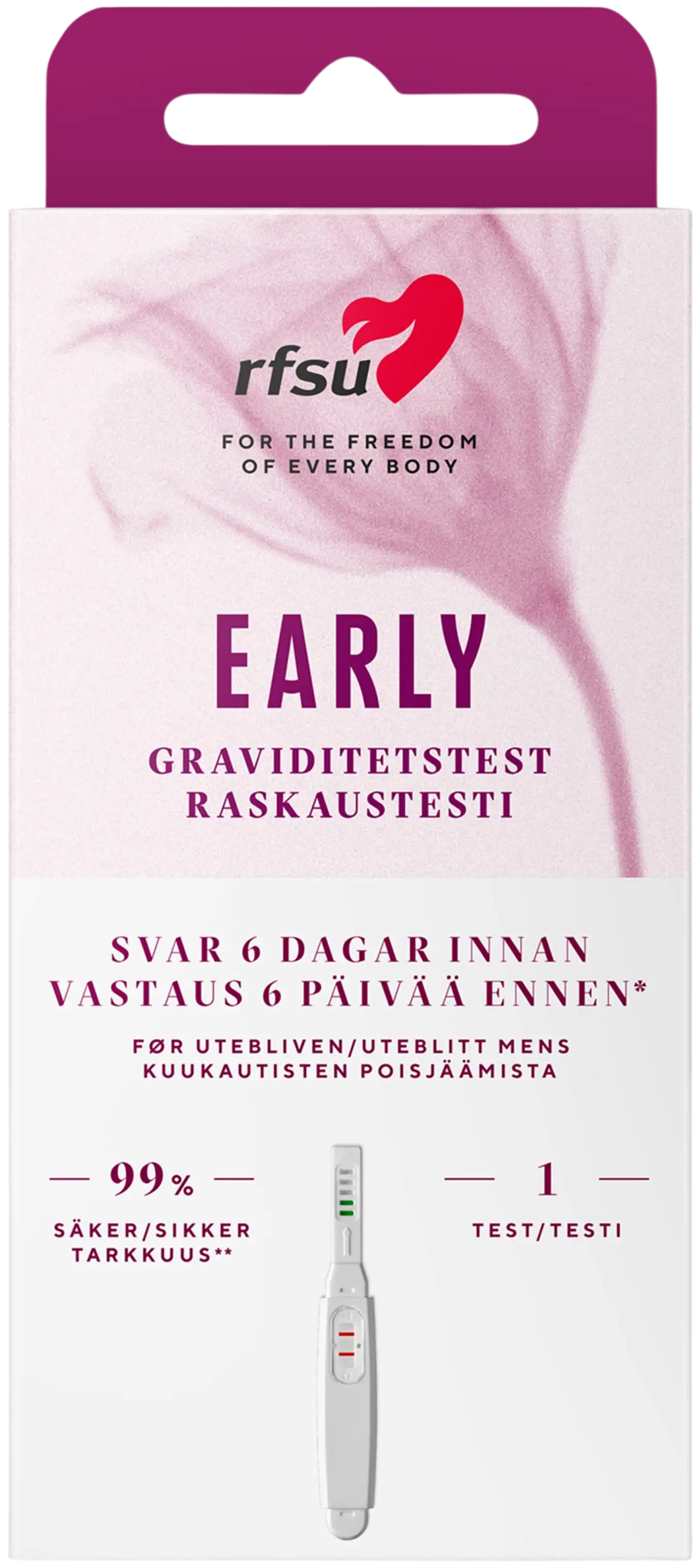 RFSU Early Varhainen Raskaustesti 1 kpl