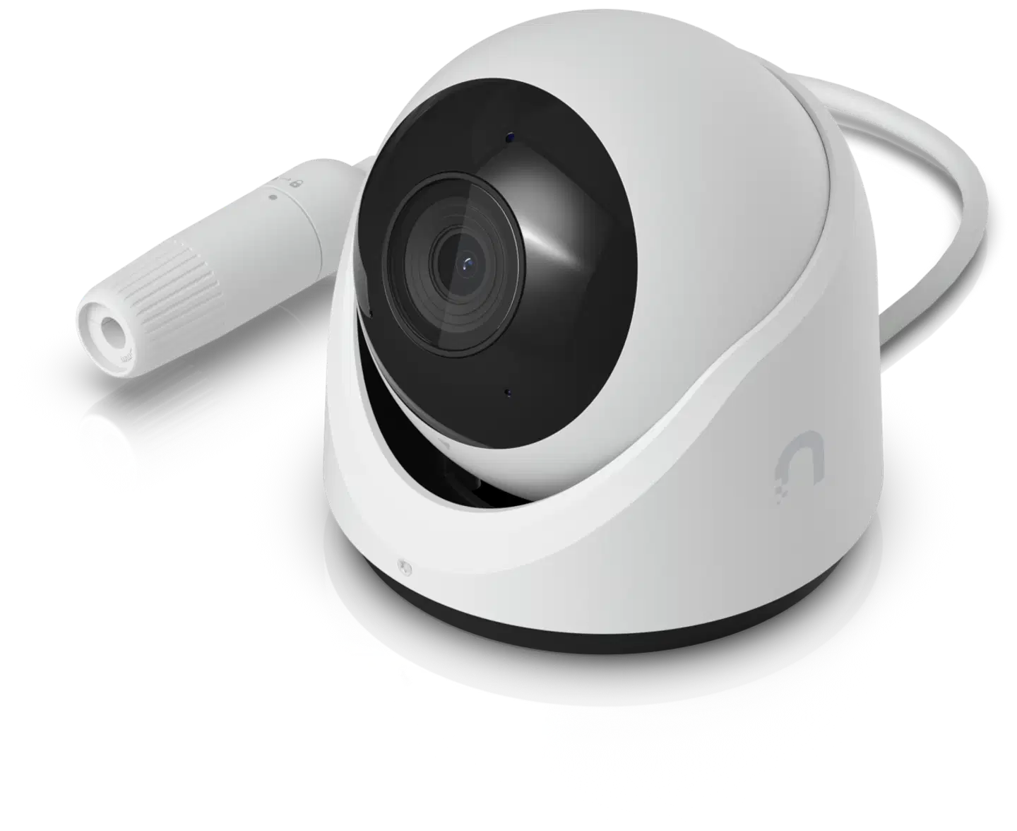 Ubiquiti sääsuojattu 4K PoE -valvontakamera erinomaisella kuvanlaadulla UVC-G6-Turret-W valkoinen - 3