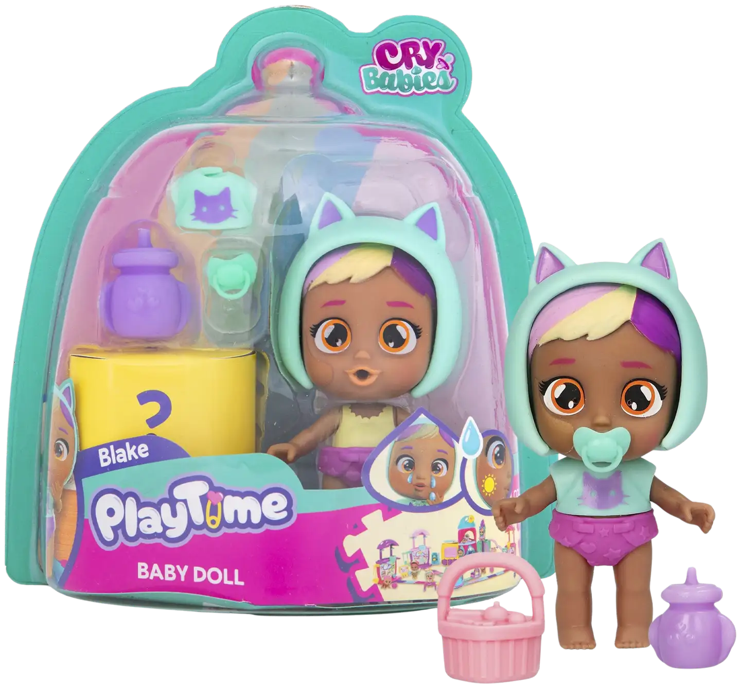 Cry Babies Playtime Care Babies -Pikkunukke - 6
