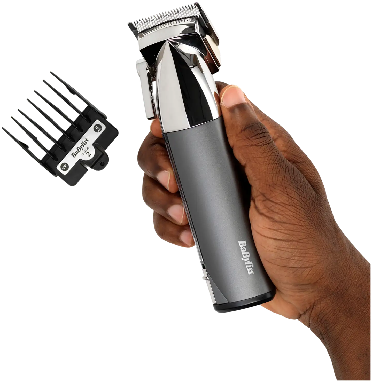BaByliss hiustenleikkuukone Super X Metal Chrome - 11