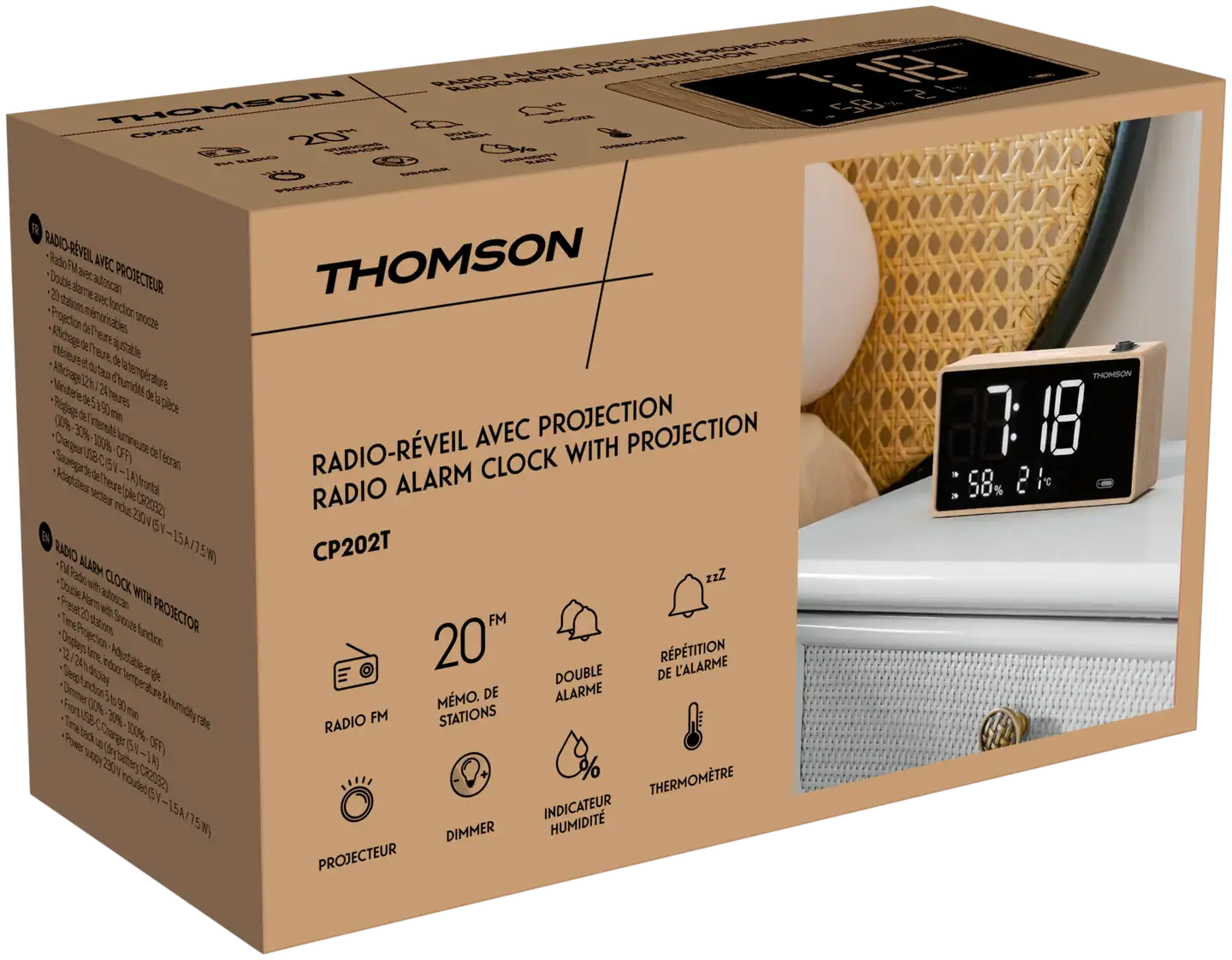 Thomson kelloradio projektorilla CP202T - 3
