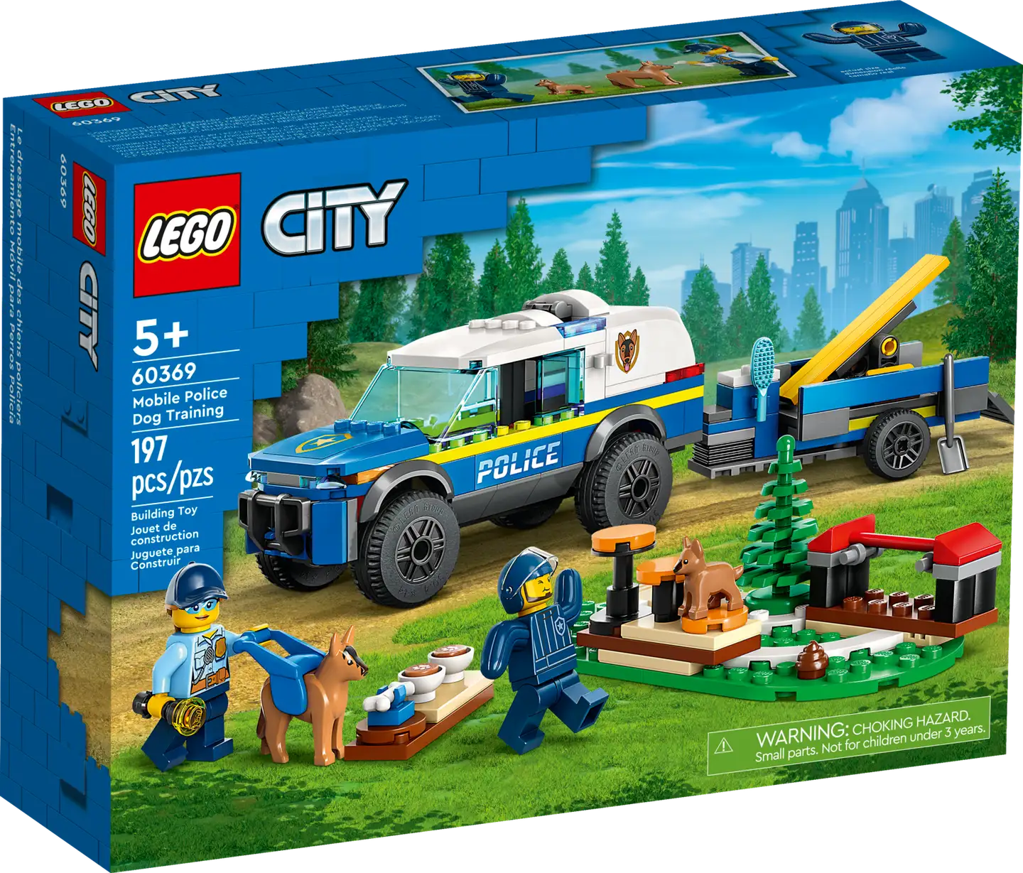 LEGO City Police 60369 - Poliisikoirien koulutusrata