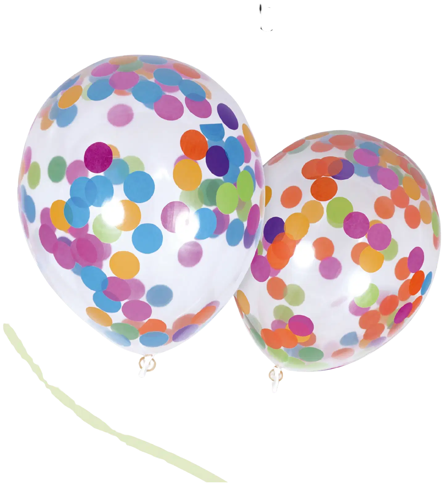 Happy Party Ilmapallot Konfetti 4 kpl/pkt, värikäs