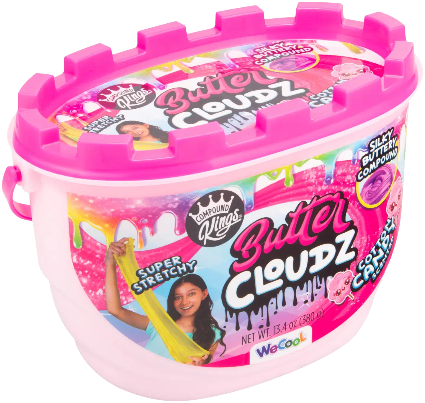 Compound Kings Butter Cloudz Swirls vaaleanpunainen hattara 380 g - 1
