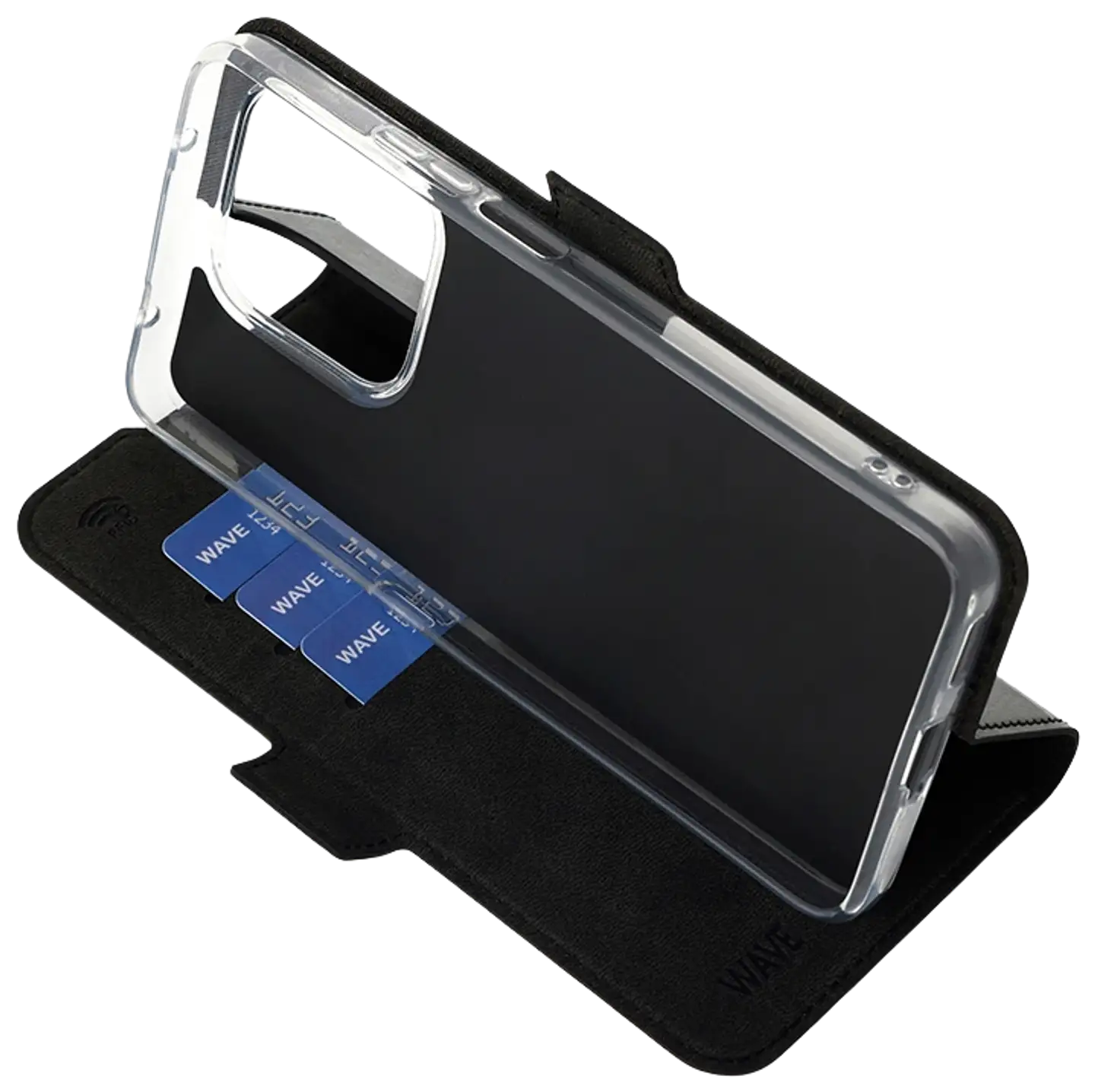 Wave Book Case, Honor 400 Smart, Musta - 5