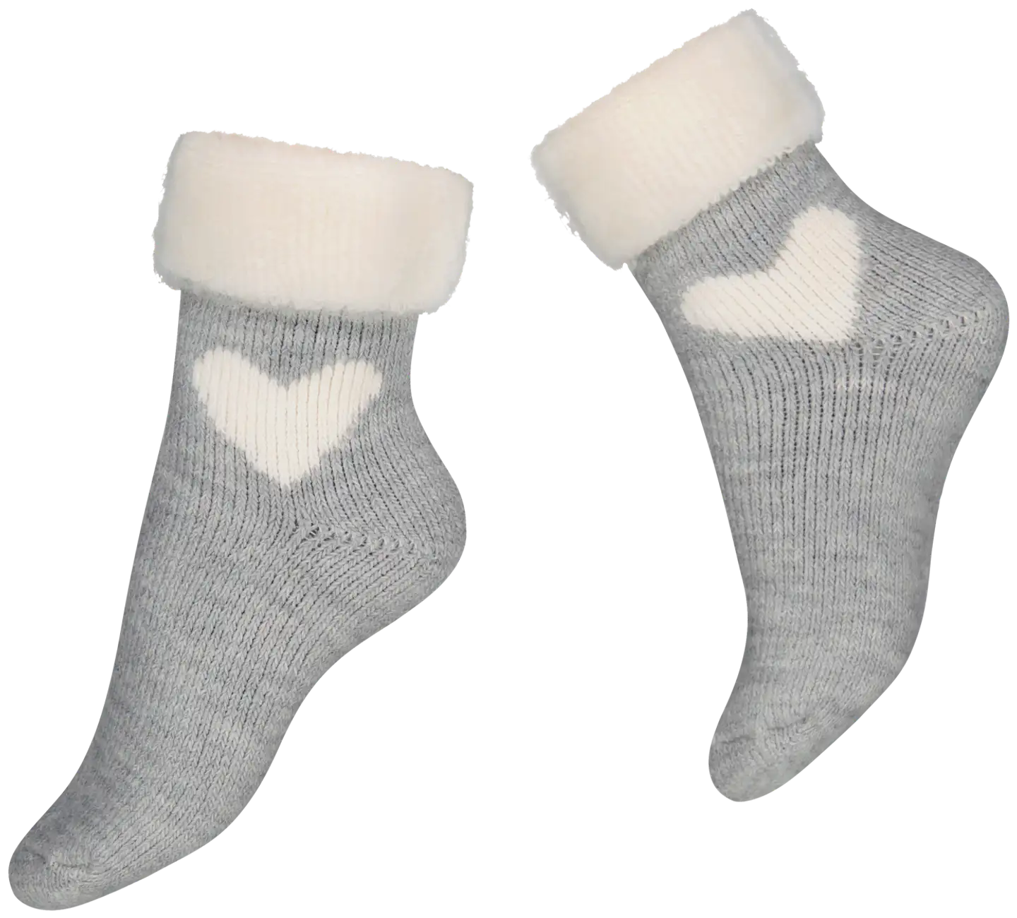 Vogue naisten nilkkasukat Heart Alpaca Sock - L.mel.grey