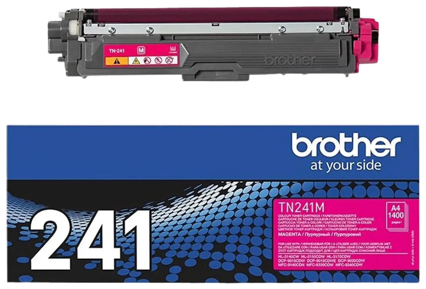 Brother TN241M laserkasetti punainen - 2