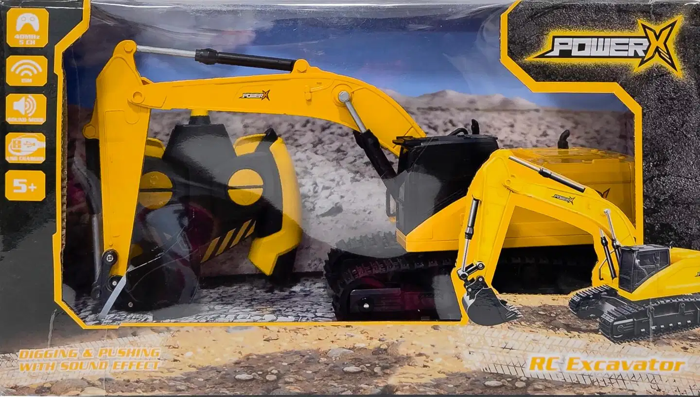 PowerX RC Excavator -kauko-ohjattava kaivinkone - 2