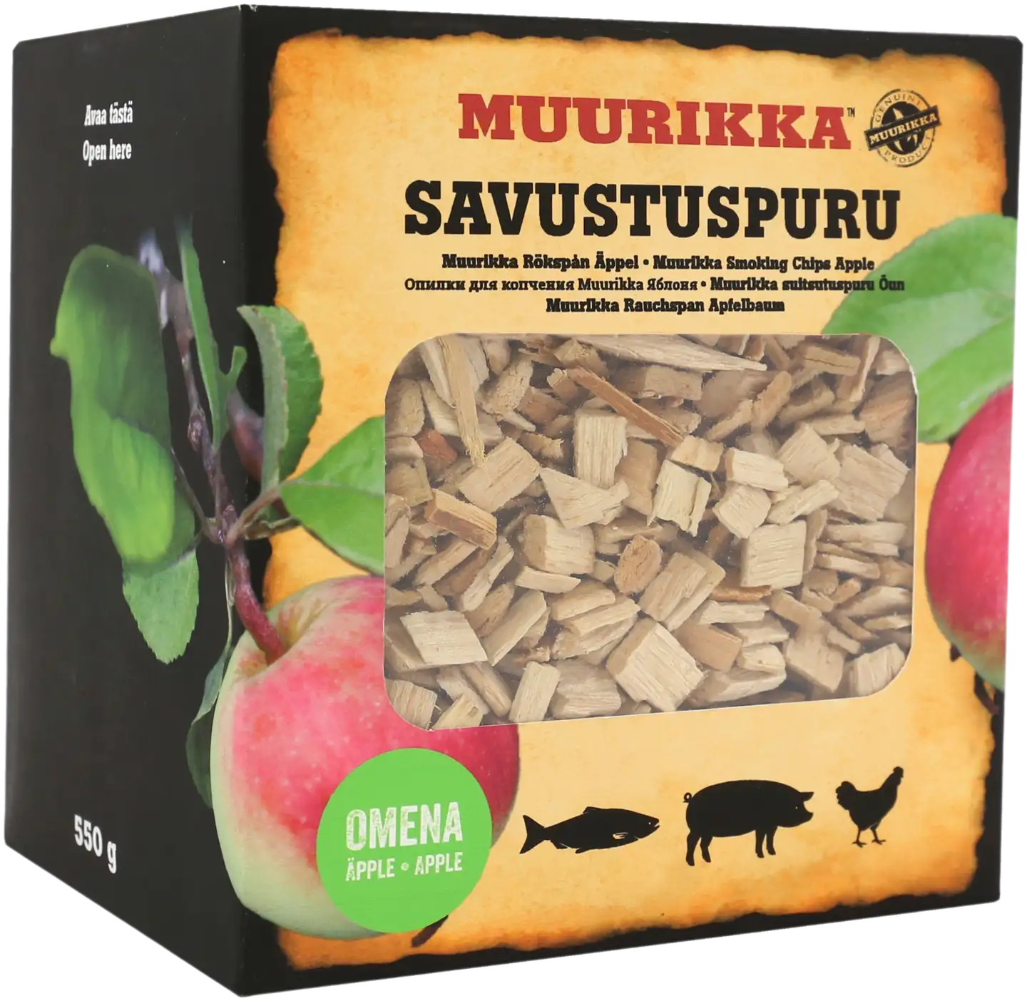 Muurikka Savustushake omena 2 L