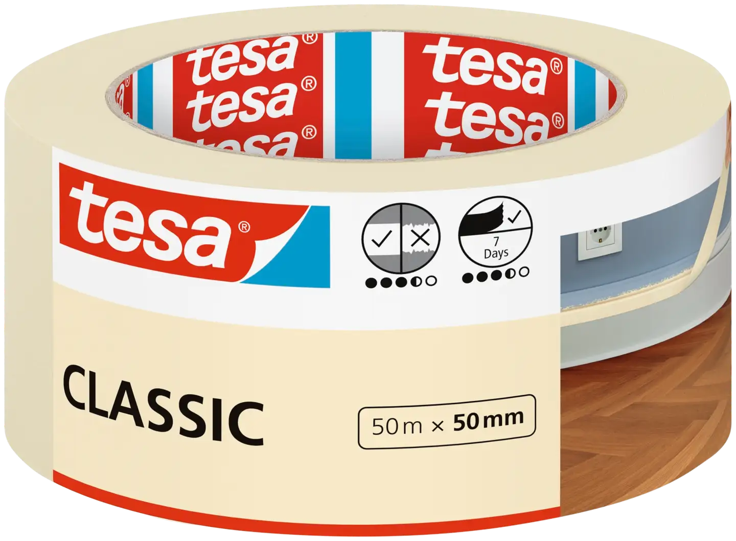 Tesa maalarinteippi Classic 50 m x 50 mm