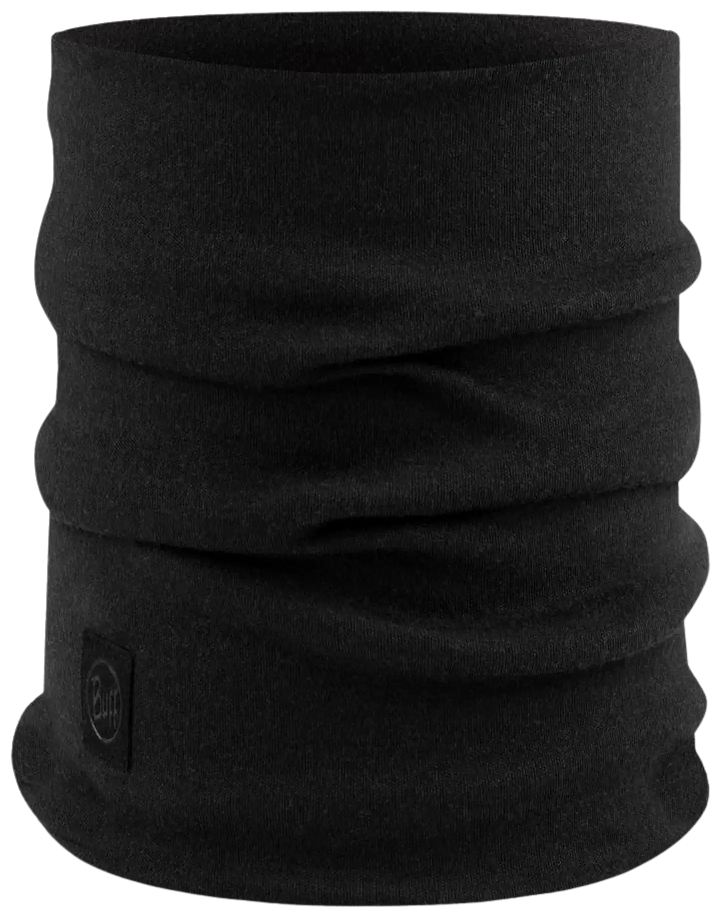 Buff tuubihuivi Merino Heavyweight Solid Black - 1