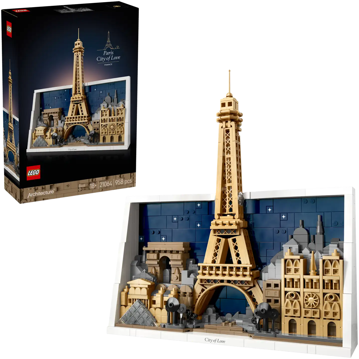 LEGO® Architecture 21064 Pariisi – rakkauden kaupunki - 1