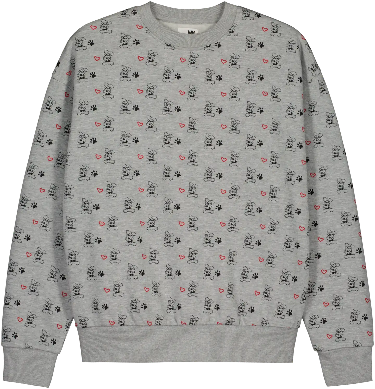 WKLY. naisten collegepusero 213W450510 - Lt. grey mel - 1