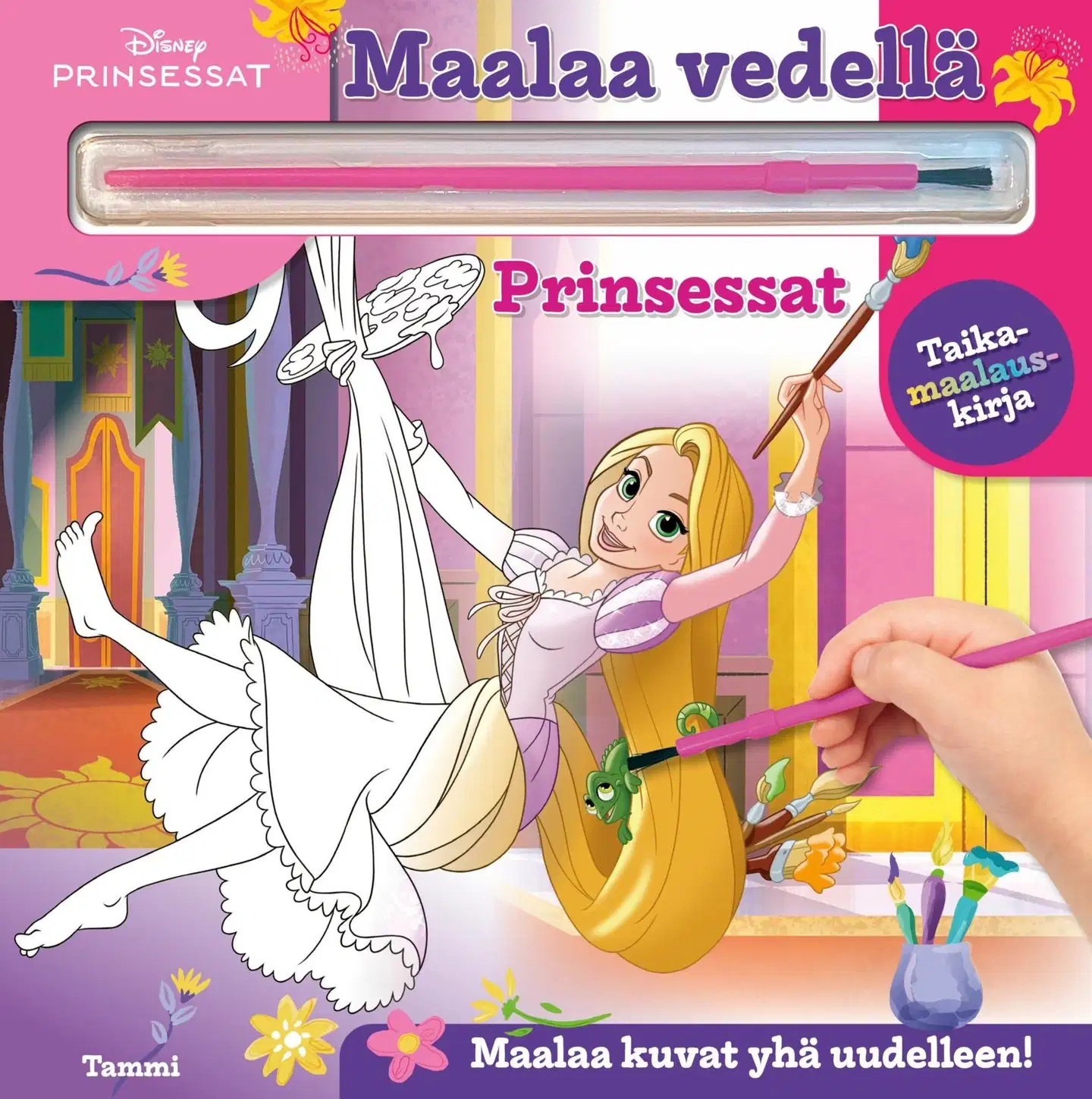 Disney. Prinsessat.  Taikamaalauskirja. Maalaa vedellä