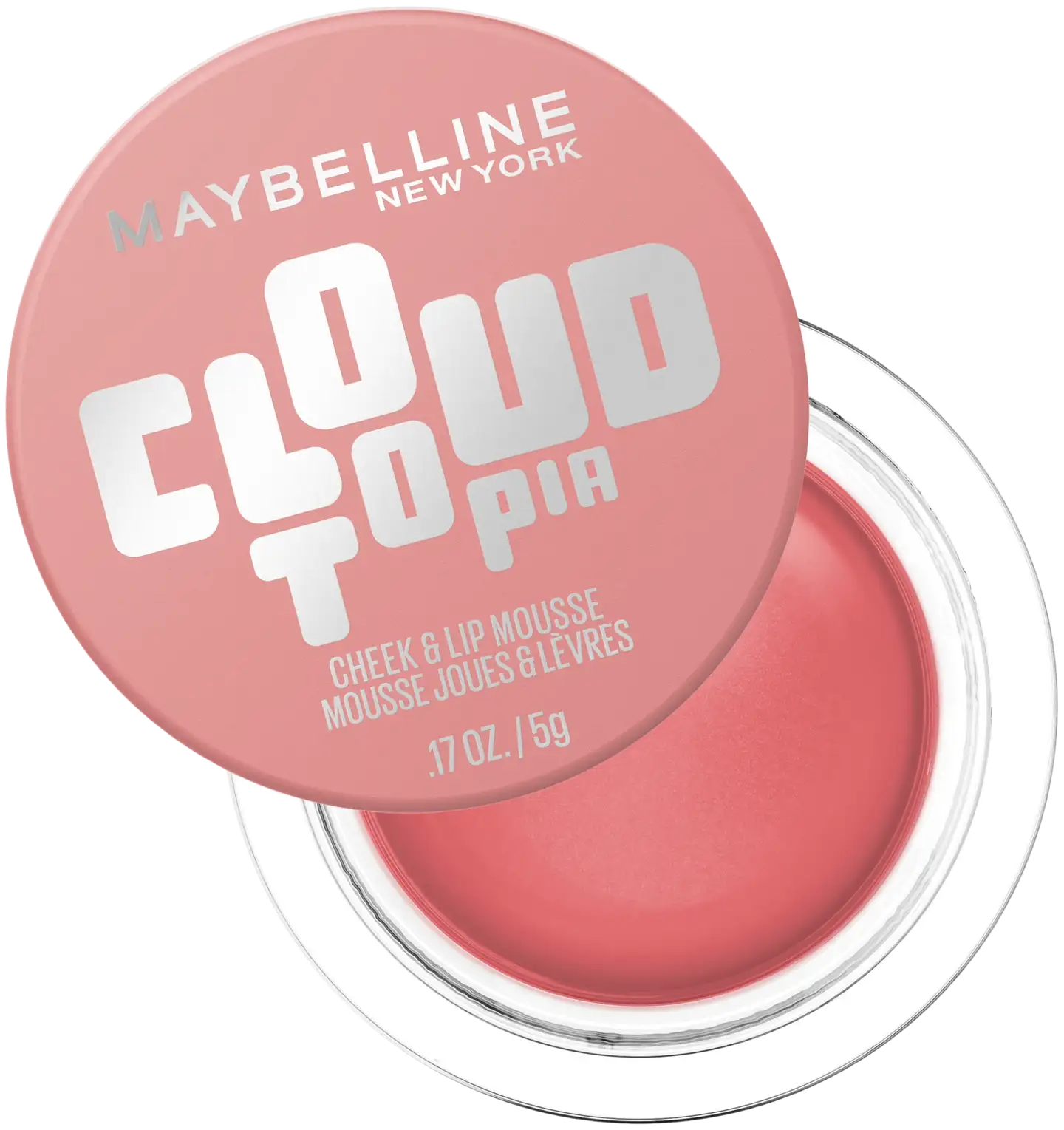 Maybelline New York Cloudtopia 16H Huuli- & Poskimousse 5 Coral Illusion 5 g - Dreamy Dawn - 1