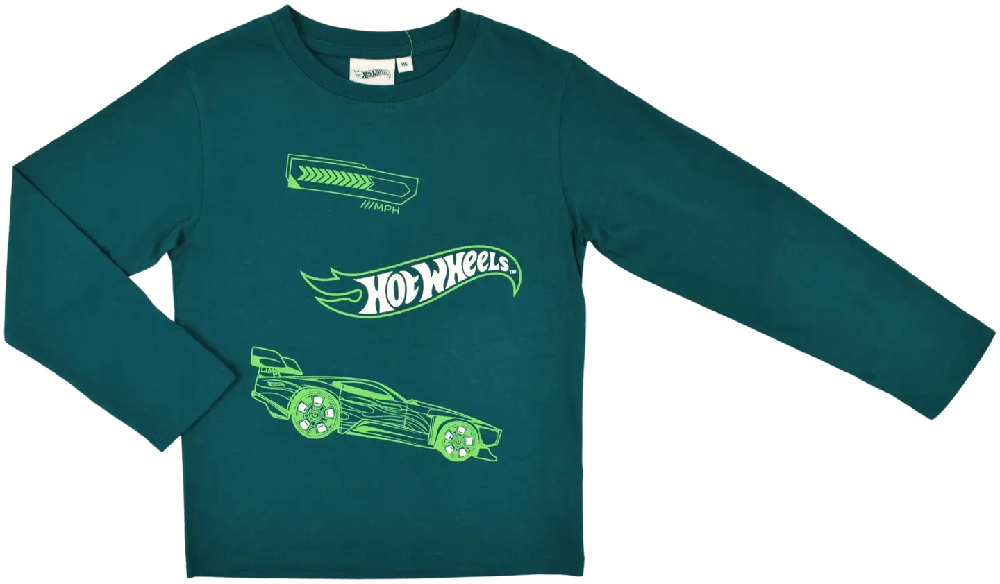 Hot Wheels lasten trikoopaita - Petrooli