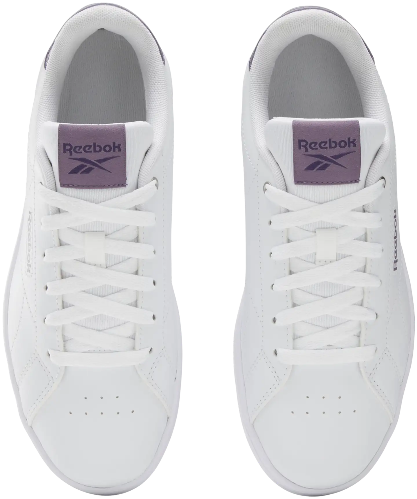 Reebok Court Clean tennari - WHITE/WHITE/PURPLE - 5