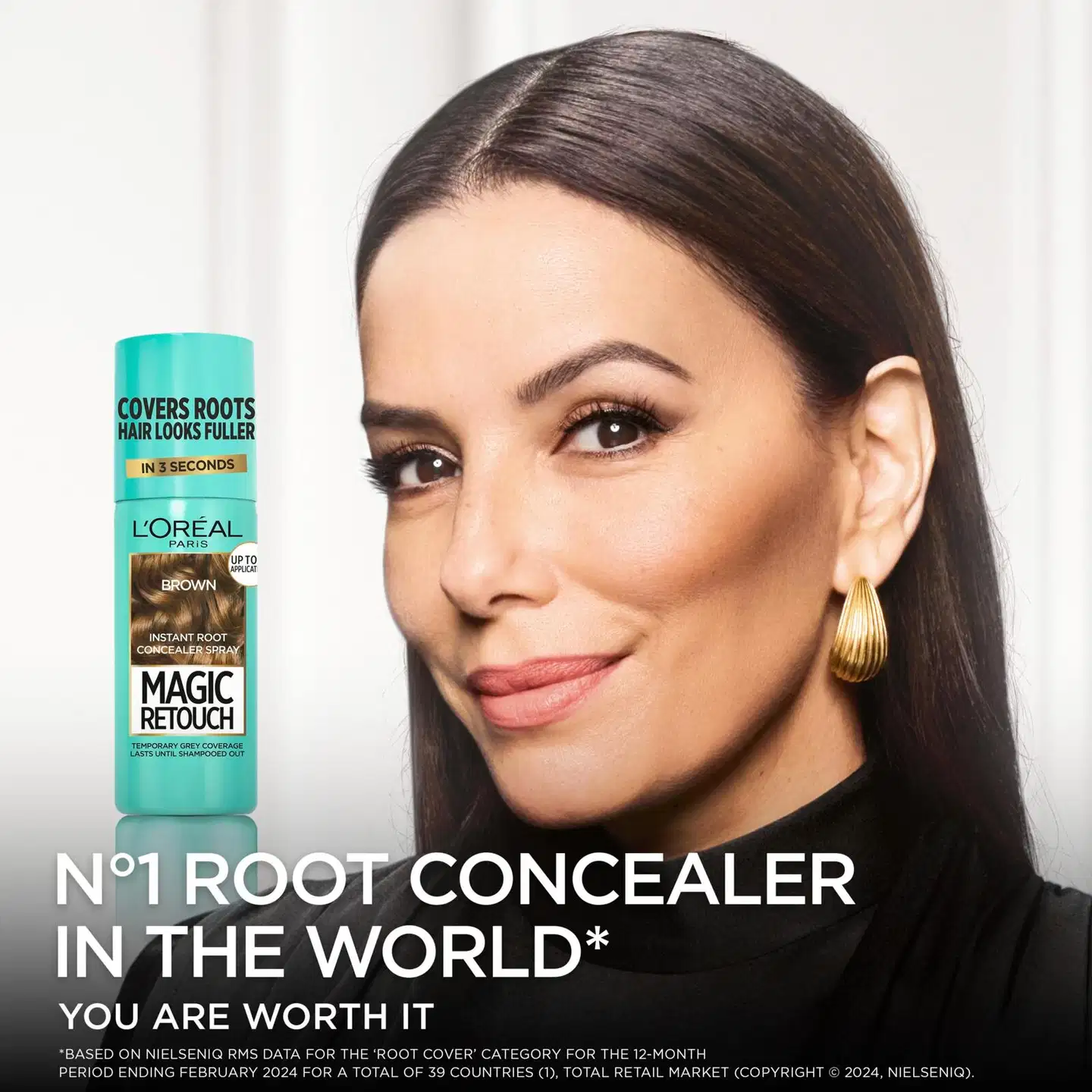 L'Oréal Paris Magic Retouch Dark Brown Suihkutettava tyvisävyte 75ml - 6