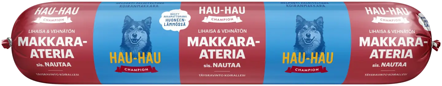 Hau-Hau Champion Makkara-ateria nautaa 500 g