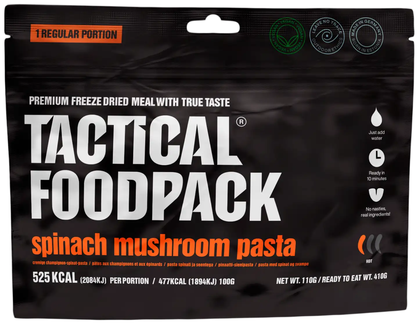 Tactical Foodpack pinaatti-sienipasta - 2