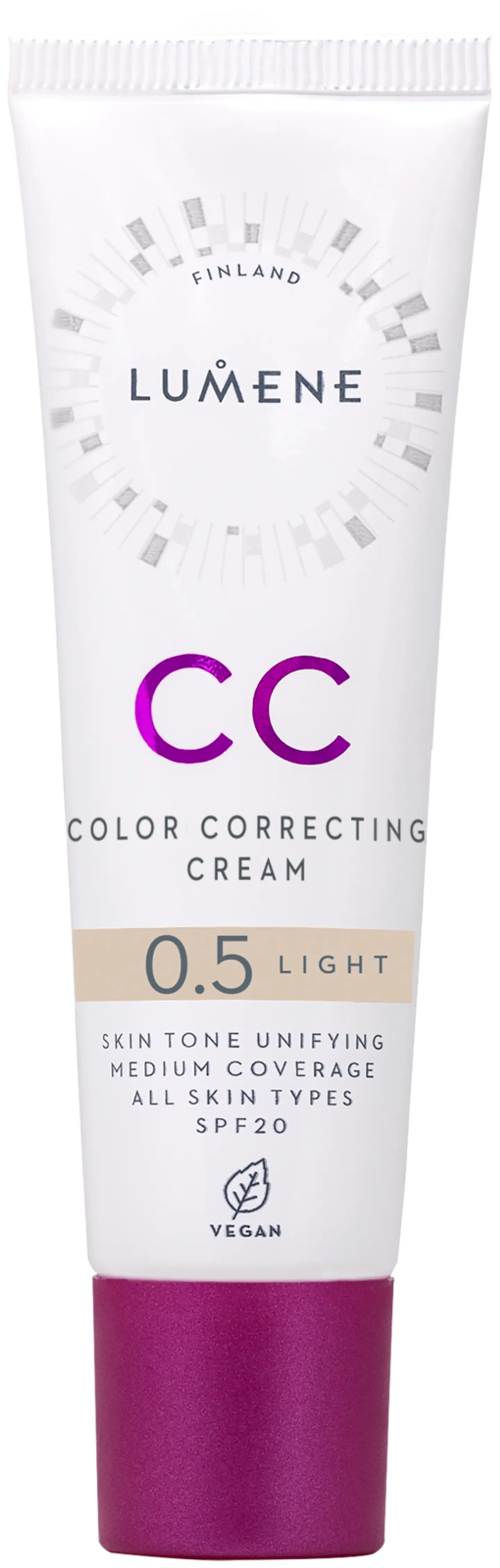 Lumene CC Color Correcting Meikkivoide SK20 0.5 Light 30 ml - 3