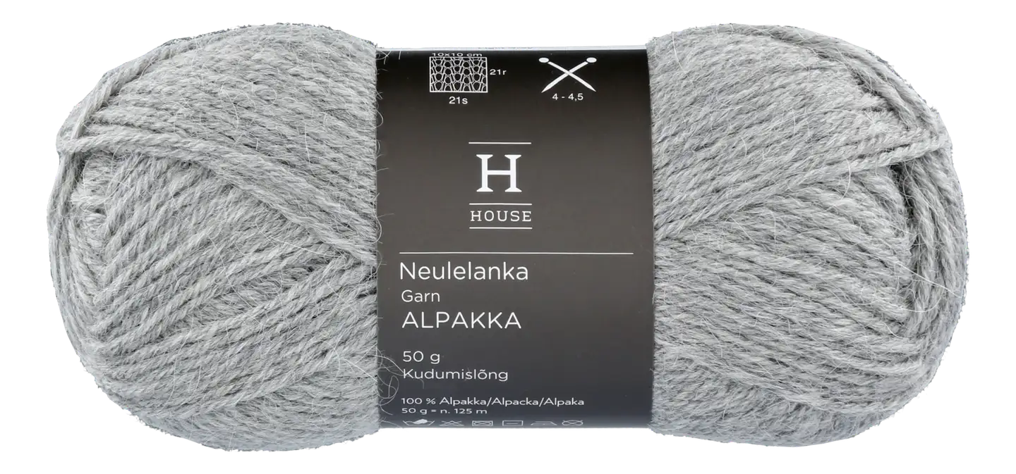 House neulelanka Alpakka 710234 50 g Light Grey 2264