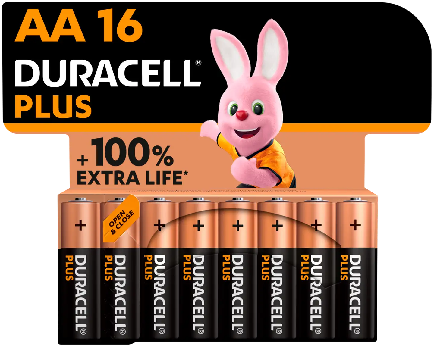 Duracell Plus Power AA alkaliparisto 16 kpl - 1