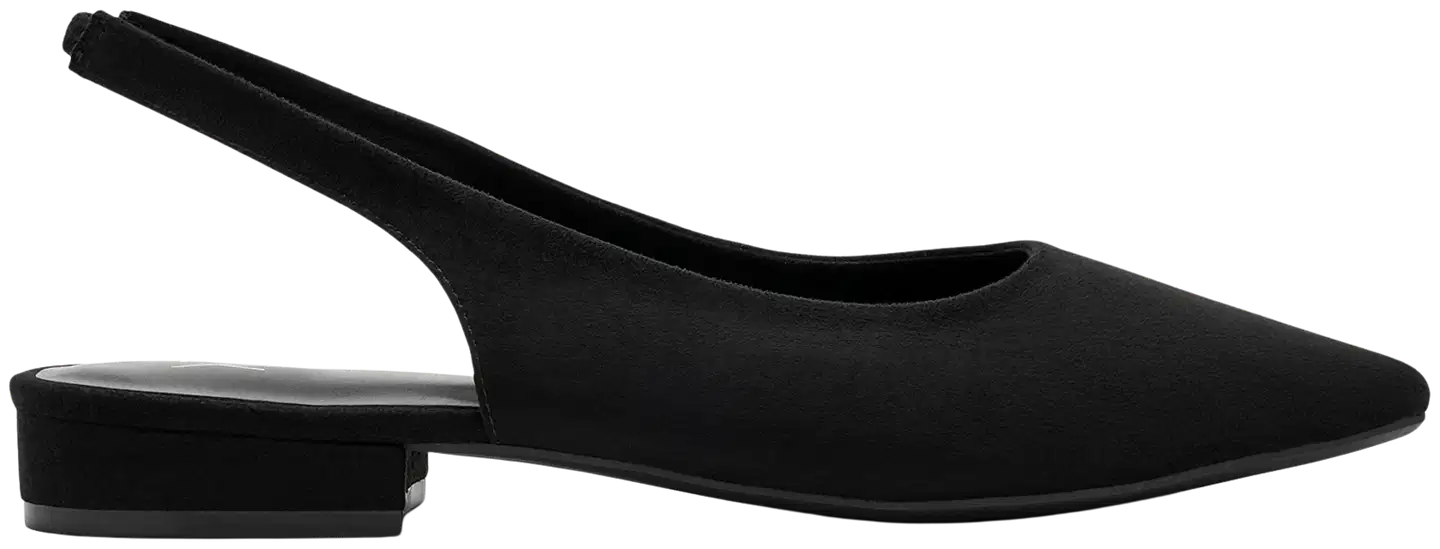 WKLY. naisten slingback-ballerinat Valley W345098 - BLACK - 1